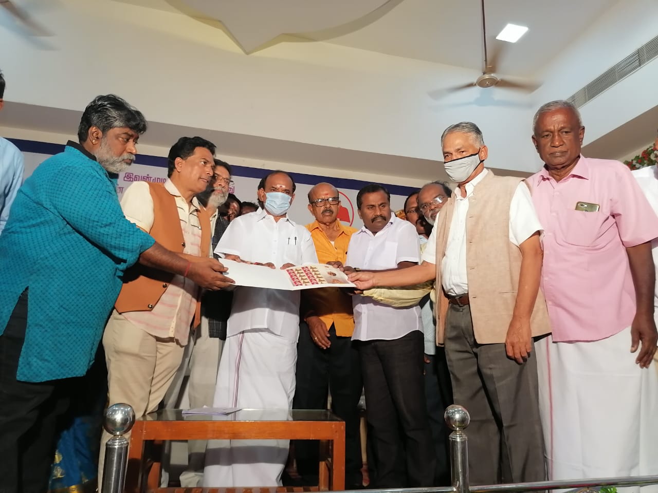 Postal stamp on the name of Ravindra Doss released by minister I&PR