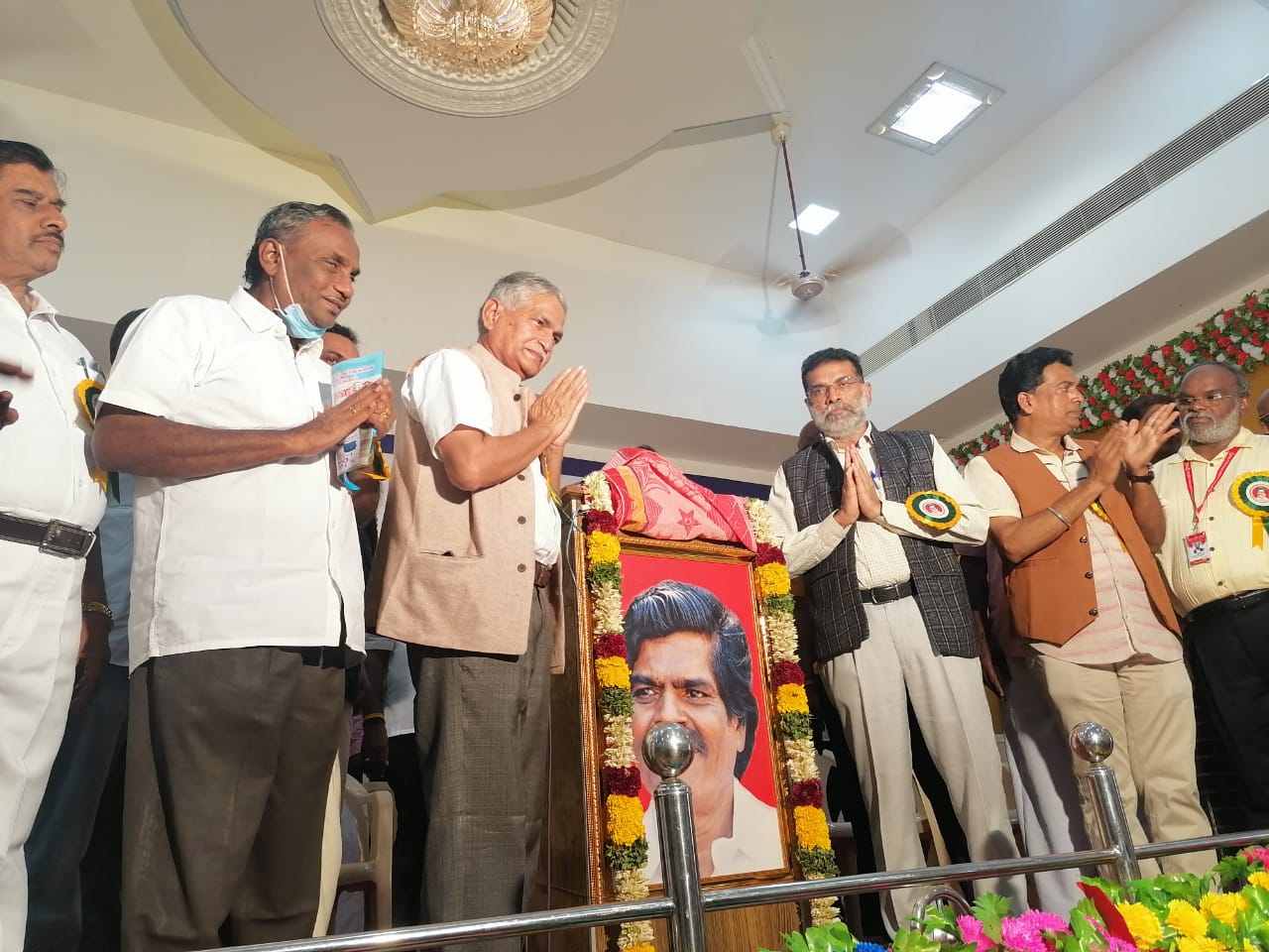 Postal stamp on the name of Ravindra Doss released by minister I&PR